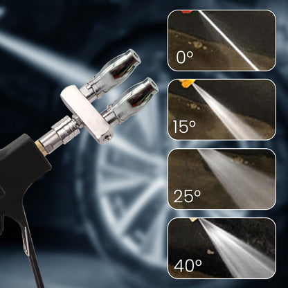 🔥Up to 40% OFF🔥Quick Connect Double Spray Fitting & Rotating Nozzles For High Pressure Washer Gun